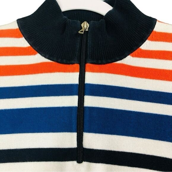 Y2K Tommy Hilfiger Stripped Mock Neck Sweater - Picture 12 of 12